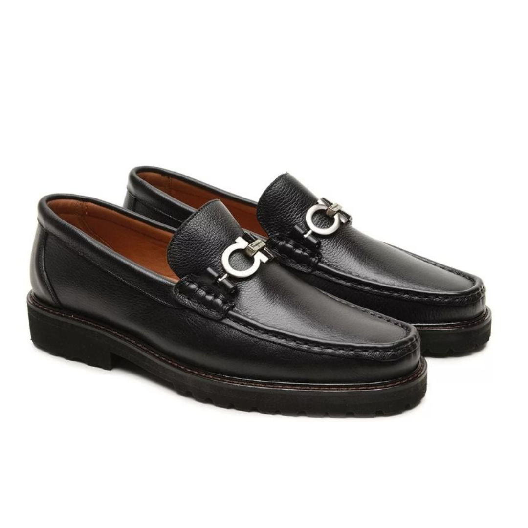 Mocassim SF David em Couro