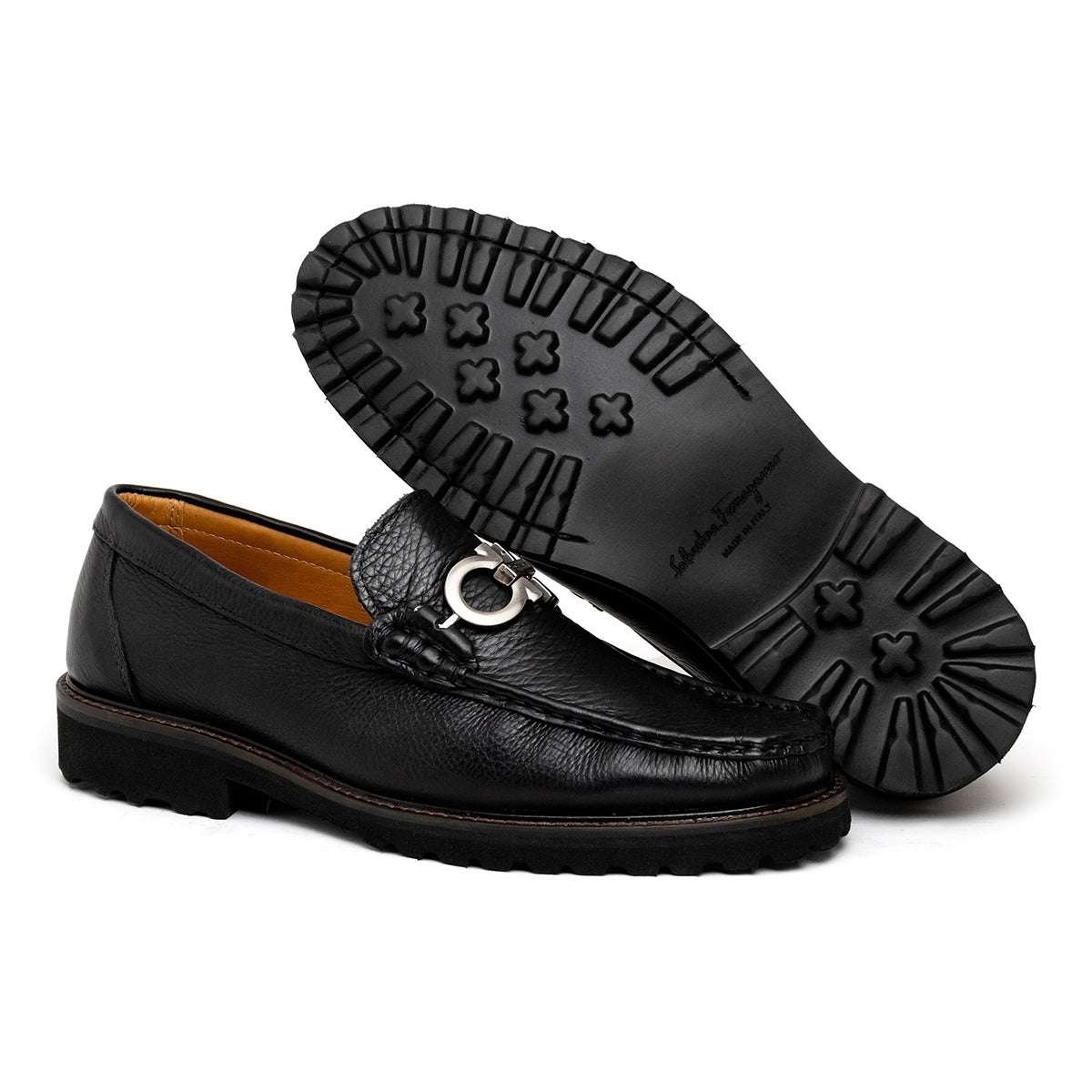 Mocassim SF David em Couro