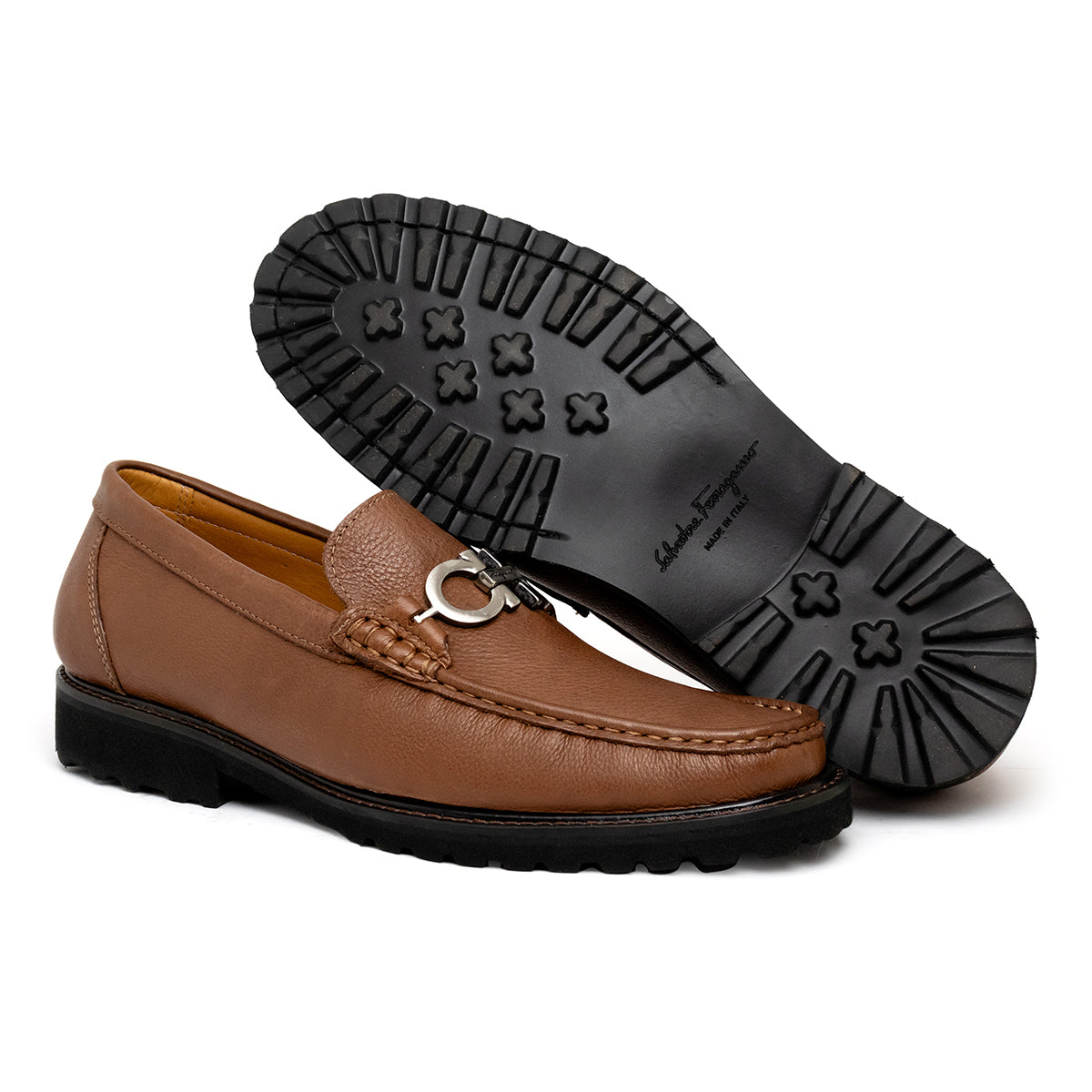 Mocassim SF David em Couro