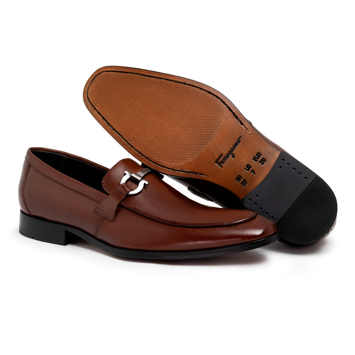Mocassim SF Fivela Grafite