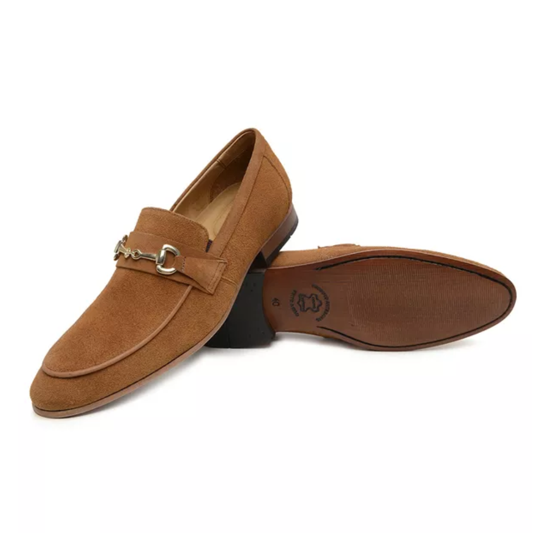 Loafer Gucci Suede Camel