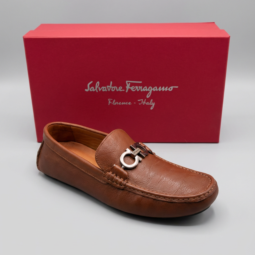 Mocassim Drive SF Italy Caramelo