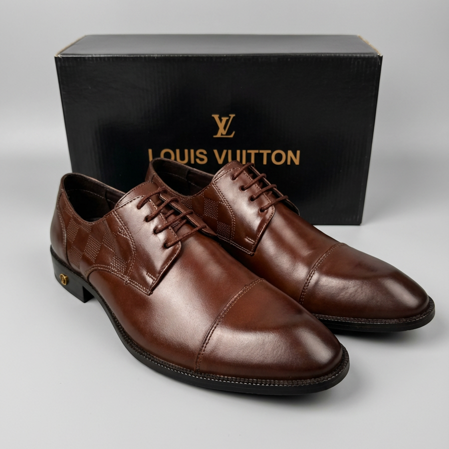 Sapato Louis Vuitton Derby Dama Moss