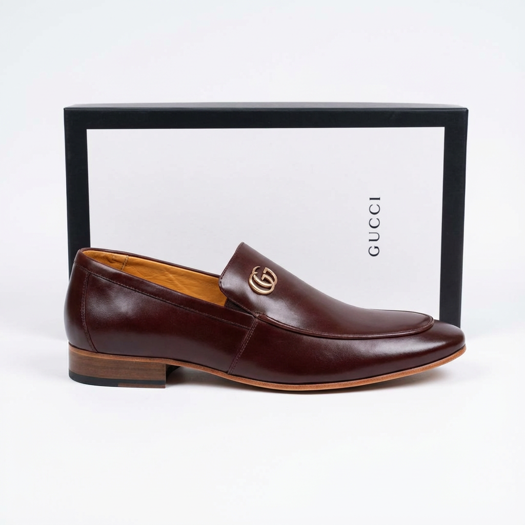 Sapato Loafer Social Gucci Italy 'GG" mini