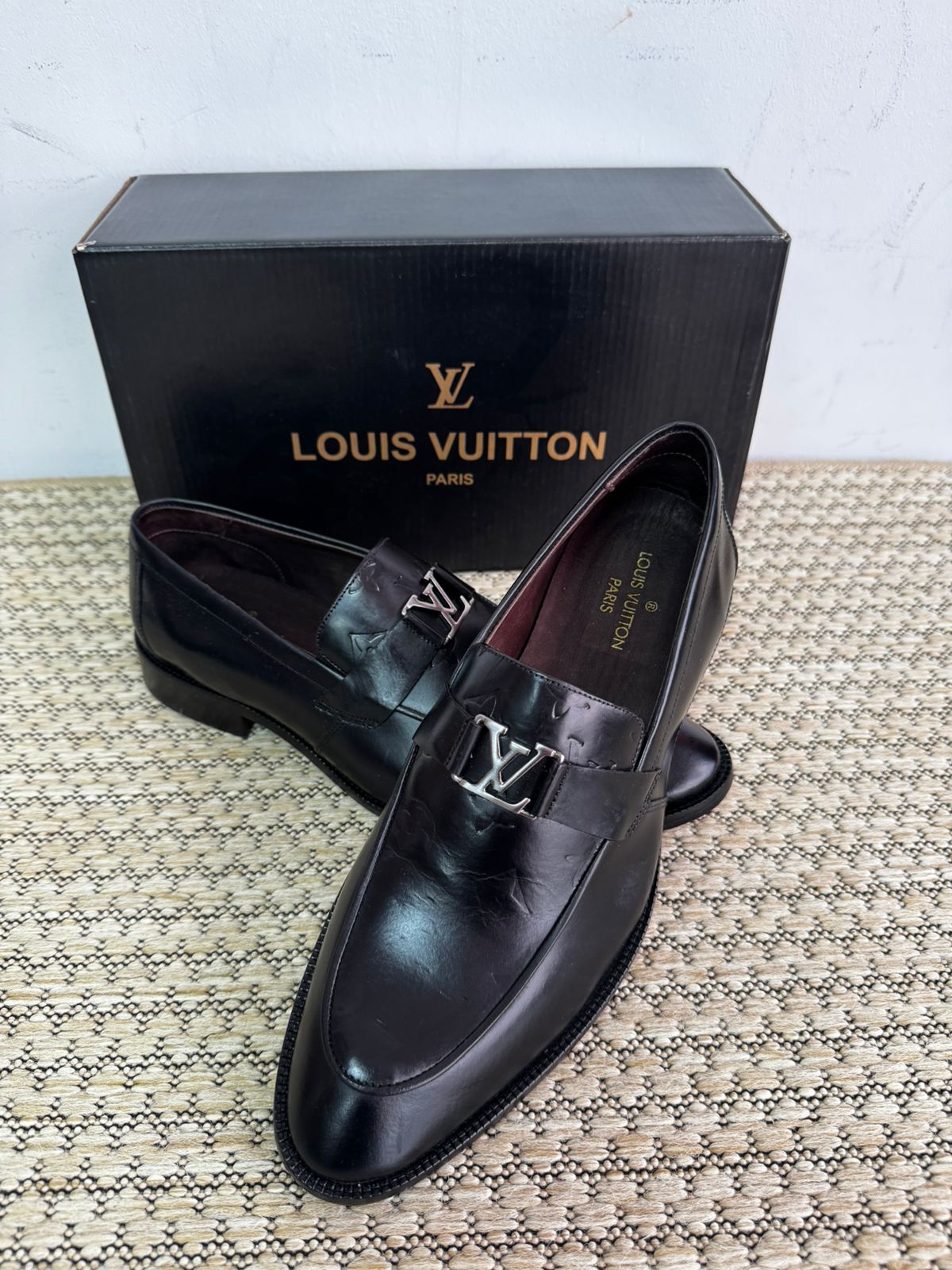Sapato Loafer Social Louis Vuitton Preto
