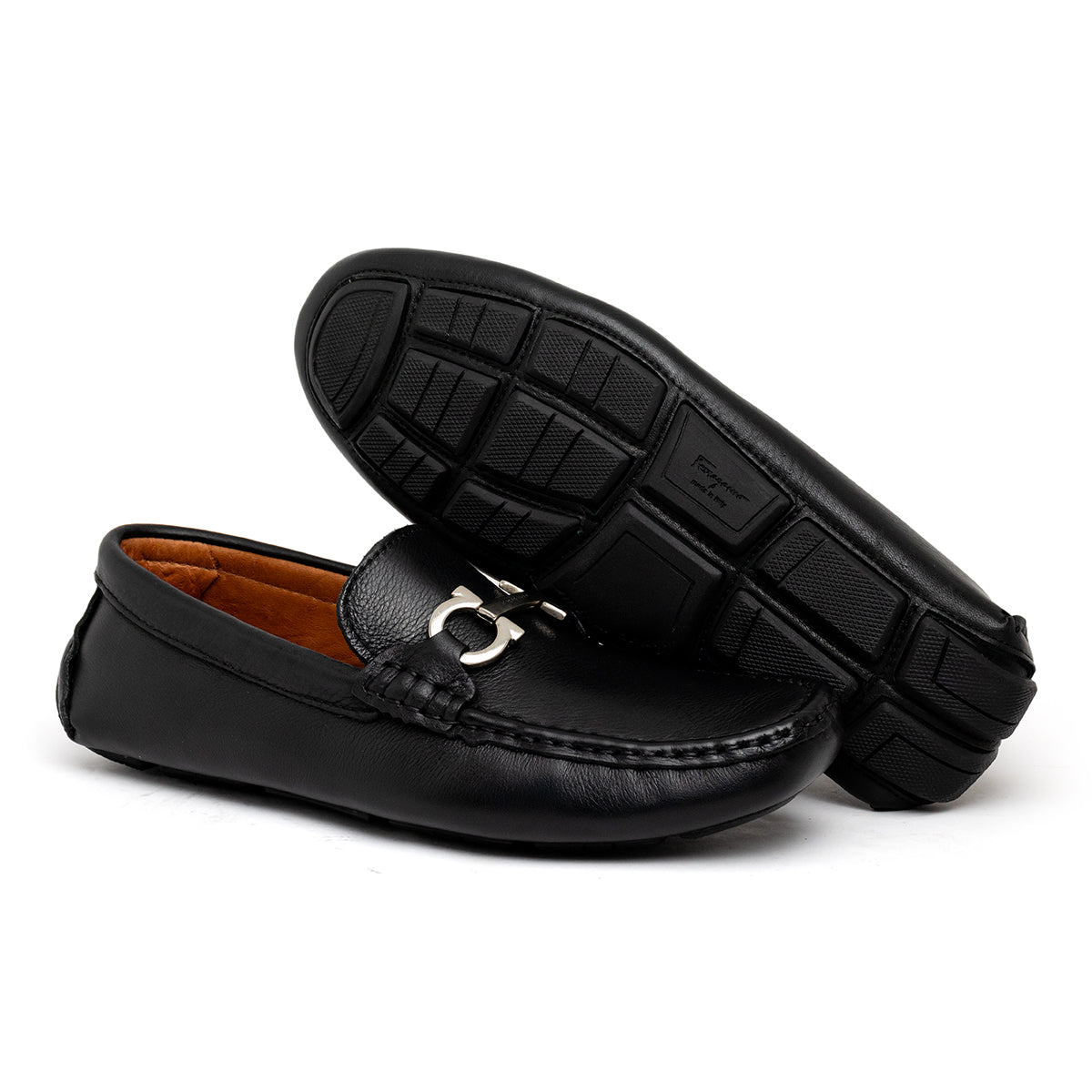 Mocassim Salvatore Ferragamo Metallic