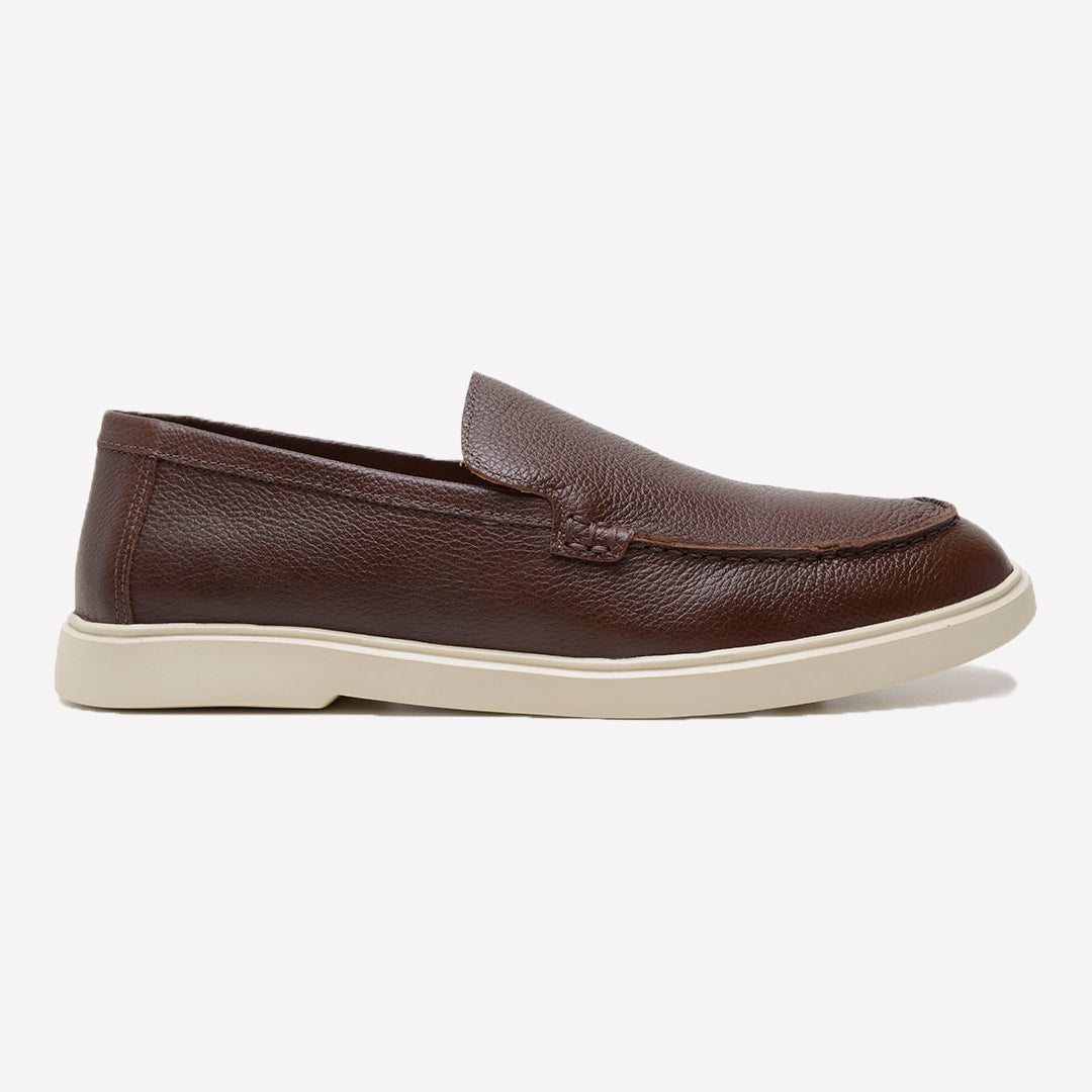 Mocassim Velutto em Couro Floater